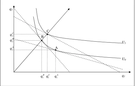 Figure 2-3 - The Distance Function in Quantity Space 