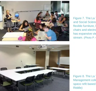 Figure 7. The La Trobe Faculty of Humanities and Social Sciences Learning Room, showing 