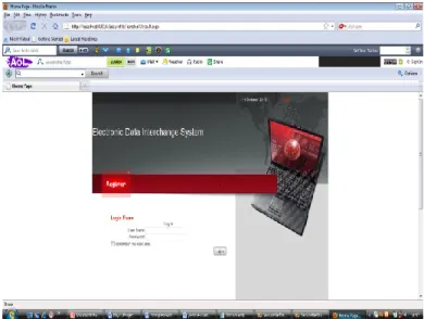 Figure 6: Login page 