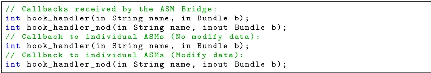 Figure 4.5 Third Party Hooks