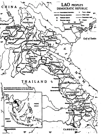 Figure 1.1. Administrative map of Lao PDR
