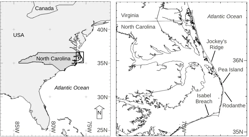 Figure 1.1:The Outer Banks of North Carolina.