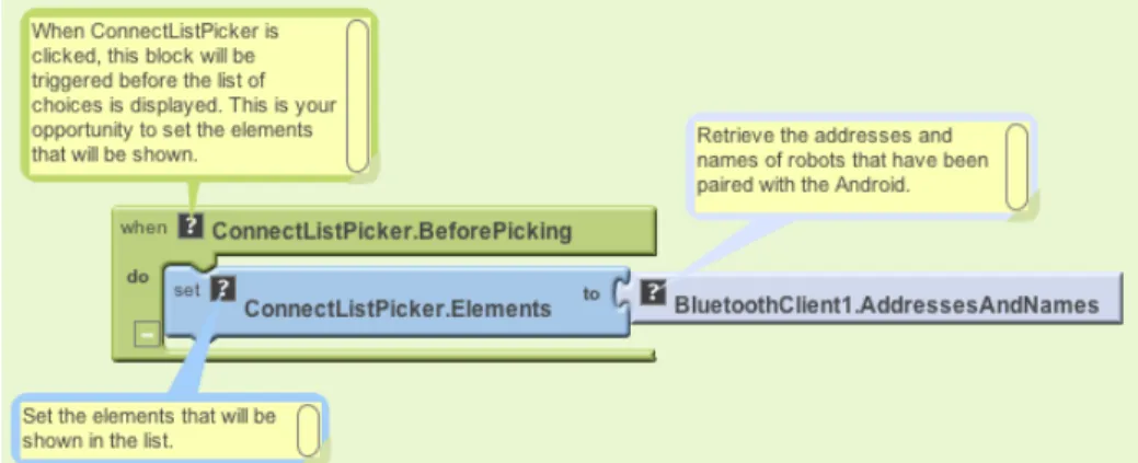 Figure 12-3. Displaying the list of robots 