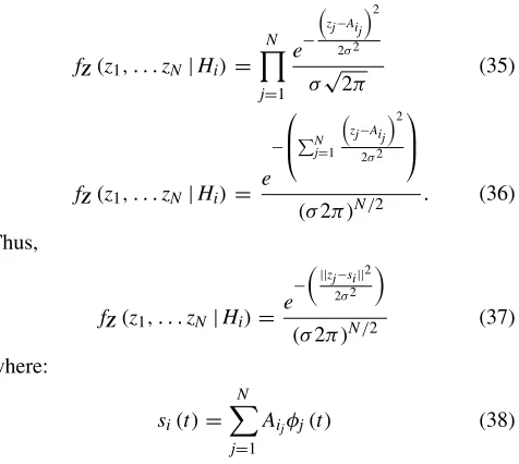 Fig. 9a shows the optimum LiDAL receiver structure to be values) have comparable energy.between the branches