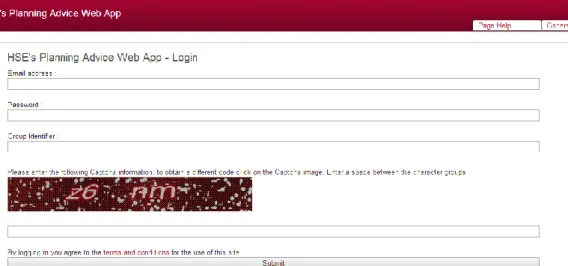 Figure 2. Login page 