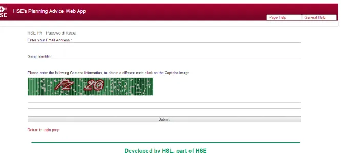 Figure 5. Forgotten Password 