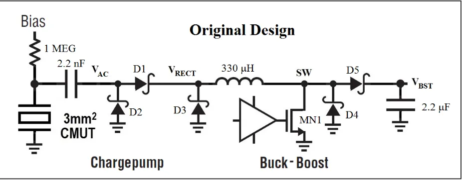 Figure 8.  Power converter circuit schematic diagram.  Original circuit used only diodes for rectification