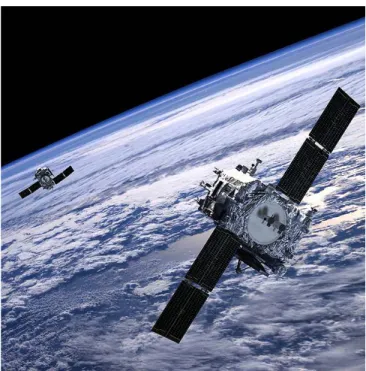 Fig 5  Solar Panels Attached to Satellites Courtesy of NASA