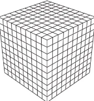 Figure 3: Uniform grid of volumetric pixels (voxels) (Source: 