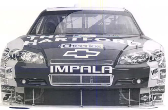 Fig 2  Front View of Clint Bowyer’s Sprint Cup Car Courtesy of Alex54