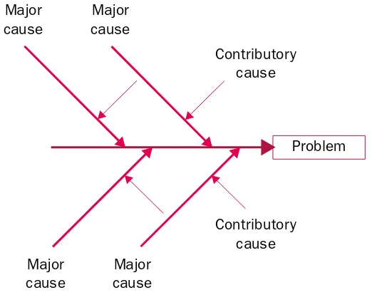 FIGURE 7A cause and effect diagram