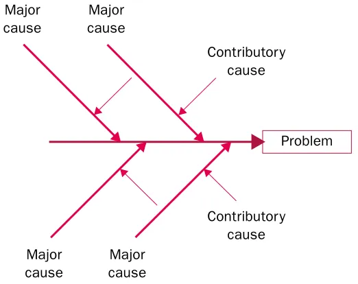 FIGURE 7A cause and effect diagram