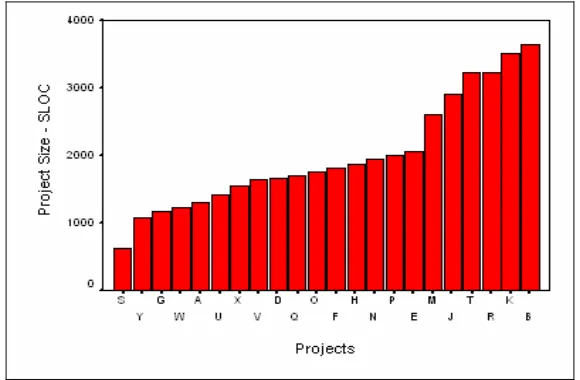 Figure 3: Academic projects size 