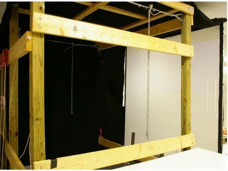 Figure 3-4. Canopy around treadmill. 