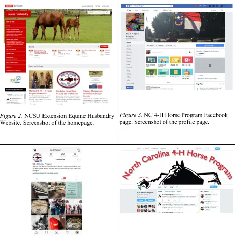Figure 3. NC 4-H Horse Program Facebook 