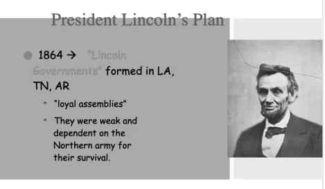 Figure 5. Slide from a self-directed presentation about Reconstruction students examined to gain 