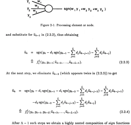 Figure 2-1: Processing element or node, 