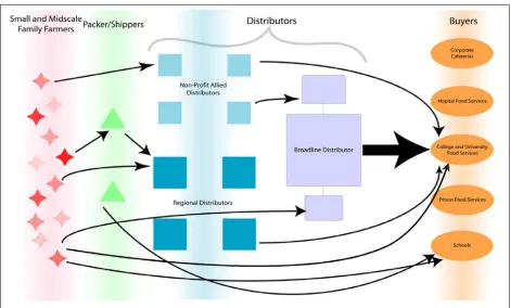 Figure 1. Supply Chain for Farm-to-Institution Programs