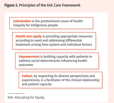 Figure 2. Principles of the E4E Care Framework
