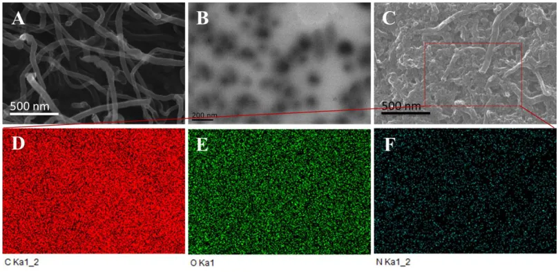 Figure 1a reproduces typical top-view SEM images of the SWCNTs, showing well-aligned CNTs with a smooth surface