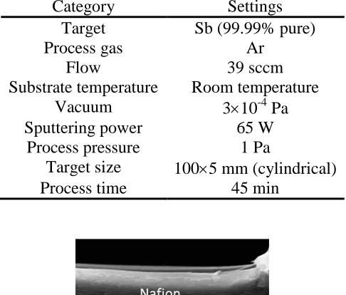 Figure 2.  Schematic of the working electrode (a)top view; (b)sectional view[25]. 