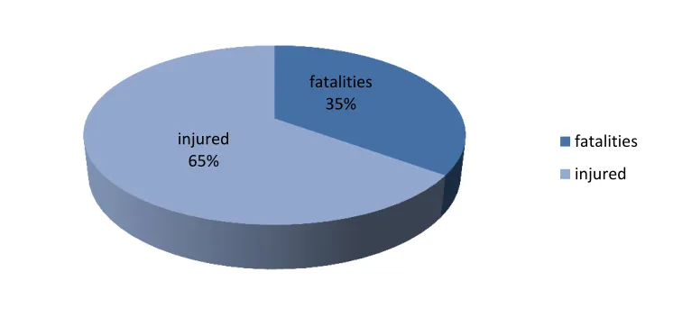 Figure 1.1: Percentage of Victims of Terrorism in Pakistan 