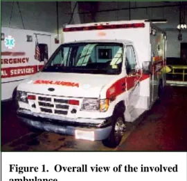 Figure 1.  Overall view of the involved  ambulance.