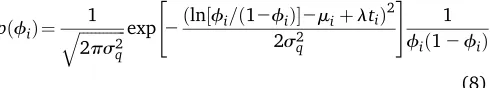 Table 2 Posterior means and standard deviations (in brackets) of variance components, recursive parameters and of Log CPO in Yorkshire,for mortality