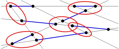 FIG. 1.The general class of states, Eq.operators (red) acting on a collection of maximally entangled (3)