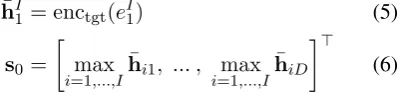Figure 1is shared between NMT and autoencoding parts; ittakes either source or target sentence embeddingand does not differentiate between the two whenproducing an output