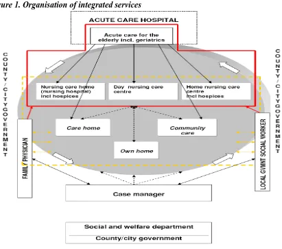 Figure 1. Organisation of integrated services 