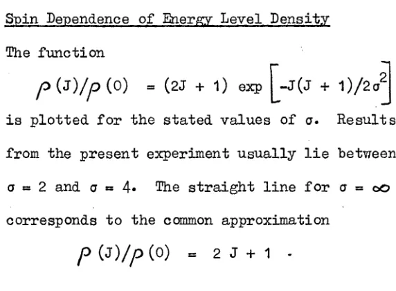 Figure 21Spin Dependence of Energy Level Density 