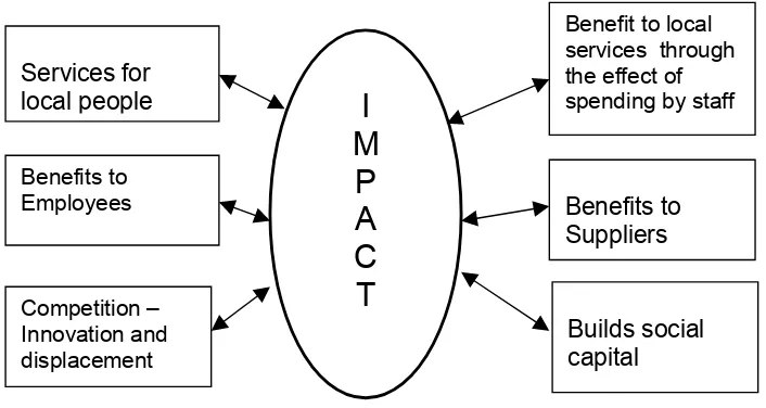 Figure 1. The multiple impact and stakeholder model 