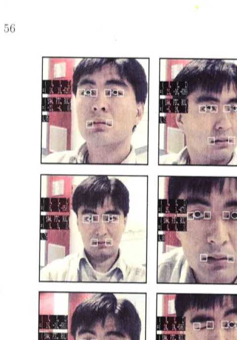 Figure 2.27: pose of Example of Matsumoto and Zelinsky's system tracking the 3D the head