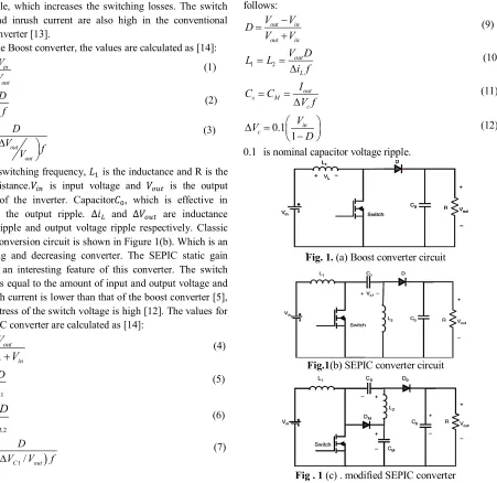Fig . 1 (c) . modified SEPIC converter 