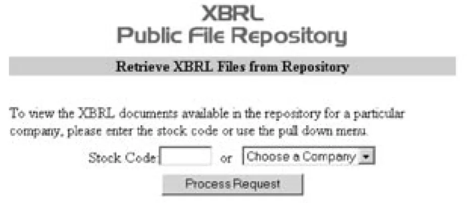 Figure 4. Web interface for browse module