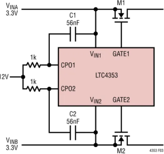 Figure 3. 3.3V Ideal Diode with External 12V Supply  Powering CPO for Faster Start-Up and Refresh