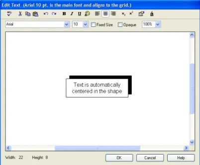 Figure 4-1.  The Edit Text dialog box. 