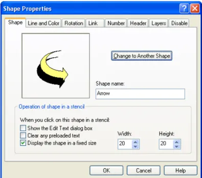 Figure 5-1.  The Shape tab of the Shape Properties dialog box. 