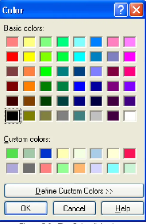 Figure 5-3.  The Color dialog box. 