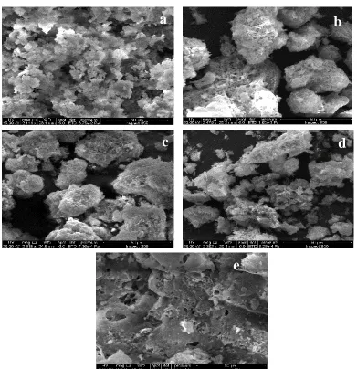 Table 2. The results of X-ray diffraction data of the (NiyFe0.025Mg0.975-yO) samples. 