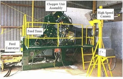 Figure 5 - Chopper test rig used in the B E) trials (Hocking' and Davis 1999)