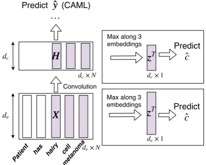 Table 4: Test set results of ablation experiments on the MIMIC-III dataset, using SNOMED concept annotations.