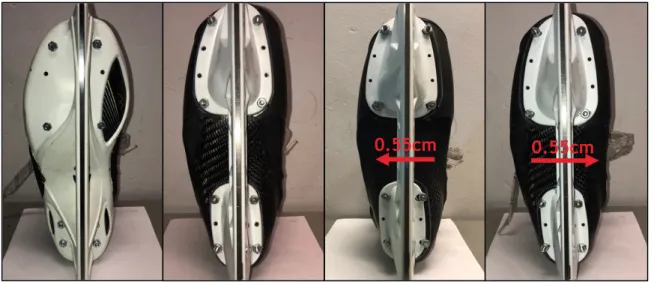 Figure 4. Blade Alignment Conditions. Alignment conditions pictured left to right; 