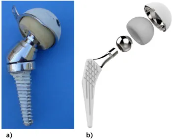 Fig. 7  Examples of specific designs of dual mobility systems  for revision cases are shown