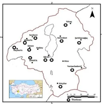 Fig.  1.  Geographic  locations  of  the  study  site used for pellet collection. 
