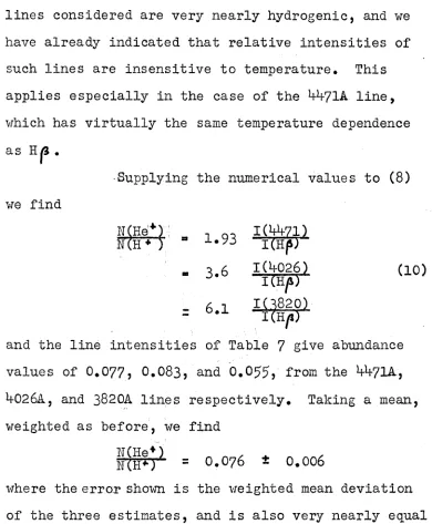 Table 7 contains intensities for 