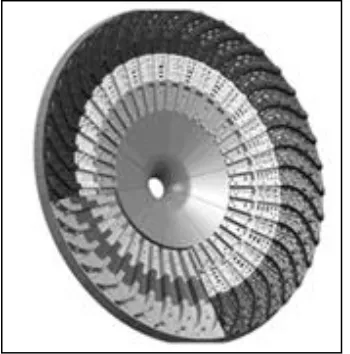 Figure 3.12: Curved radial pulp lifter(Source:  http://www.bradken.com.au/our-divisions/mining/mineral-processing/product-range/grinding-mill-liners.aspx) 