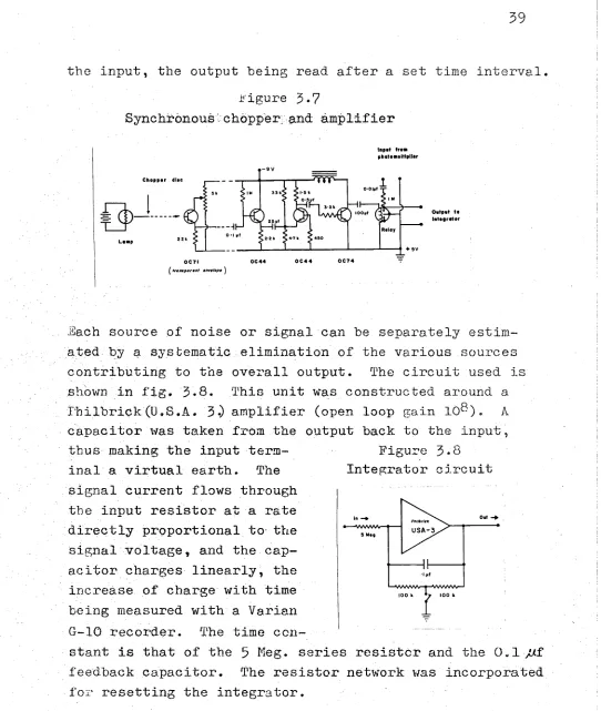 figure 3*7Synchronous chopper and amplifier