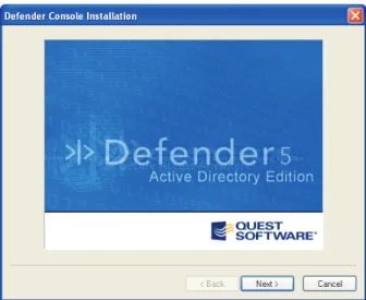 Figure 1: Defender ADE MMC Installation dialog box
